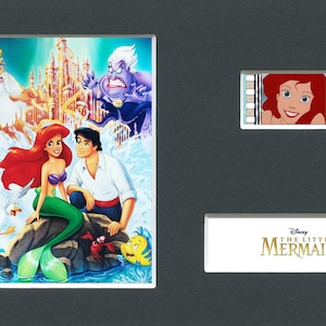 A rare Disney The Little Mermaid Ariel original rare & genuine film cell from the movie mounted ready for framing!