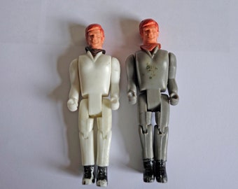 Two 1970s Action Jack action figure toys in good condition