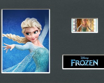 A rare Disney Frozen 'Elsa' Ice Queen original rare & genuine film cell from the movie mounted ready for framing!