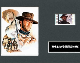 For a Few Dollars More Western Clint Eastwood original rare & genuine film cell from the movie mounted ready for framing!