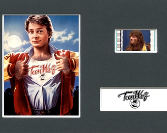 A 80's Teen Wolf Werewolf Michael J Fox original rare & genuine film cell from the movie mounted ready for framing!