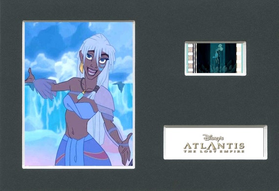 A rare Disney Atlantis the Lost Empire Kida original rare genuine film cell from the movie mounted ready for framing