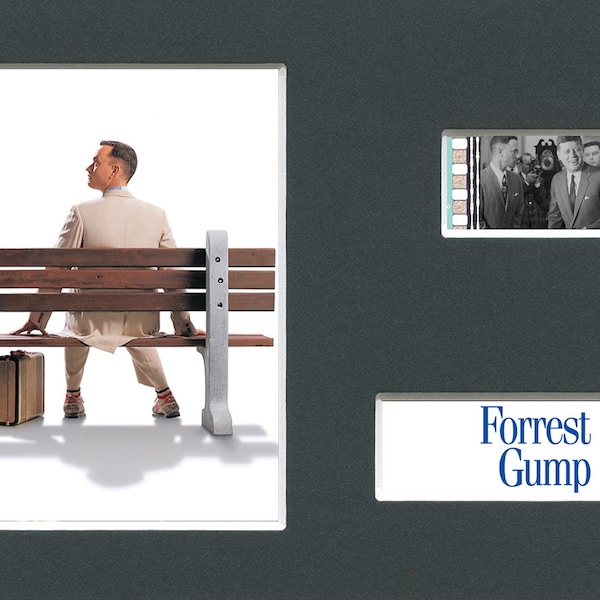 Forrest Gump original rare & genuine film cell display from the movie mounted ready for framing!