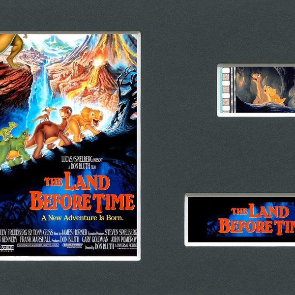 A Land Before Time original rare & genuine film cell display from the movie mounted ready for framing!