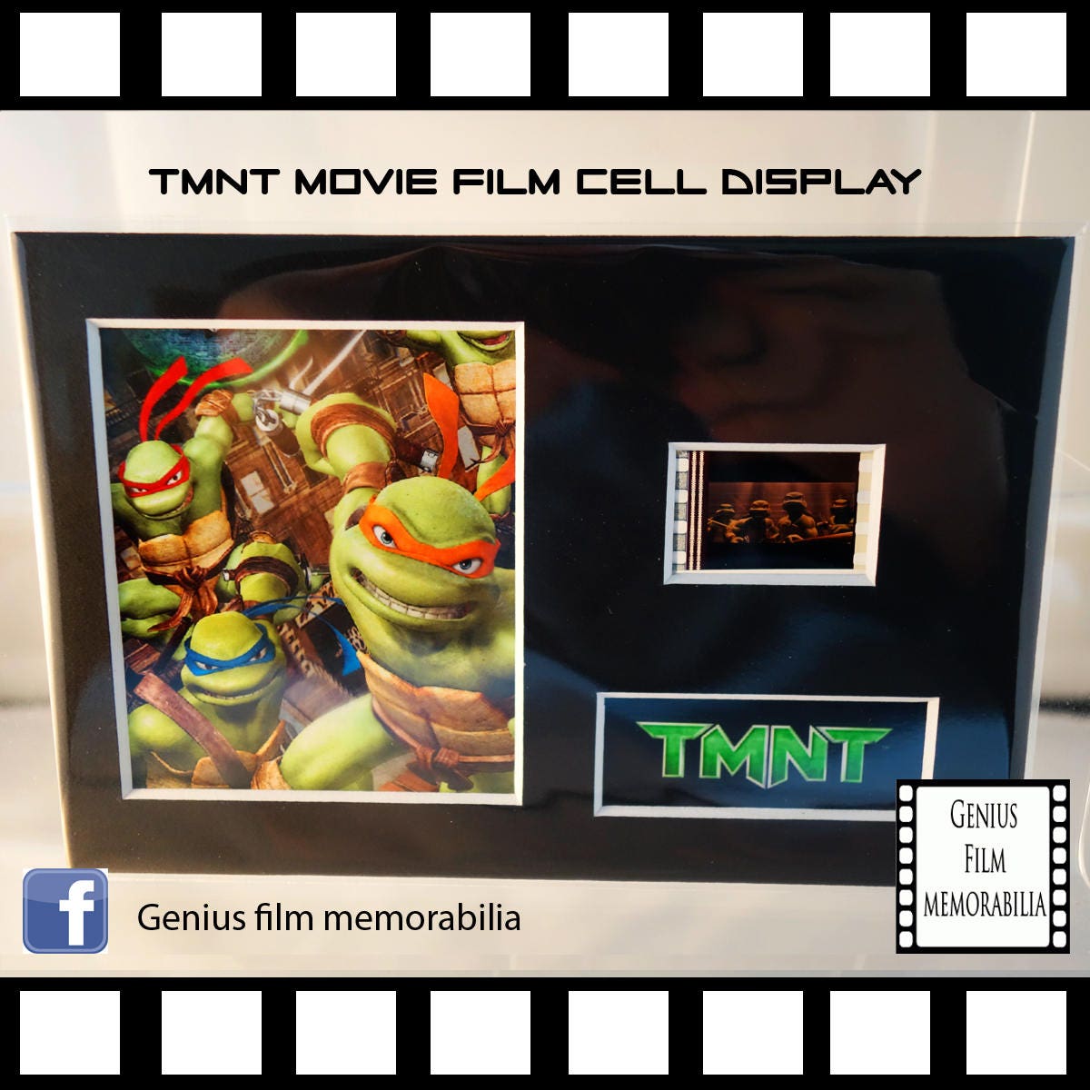 Very Rare TMNT 2007 Teenage Mutant Ninja Turtles Mounted Film Cell Strips  8x10 Display From the Movie the Perfect Gift for a Fan -  Norway