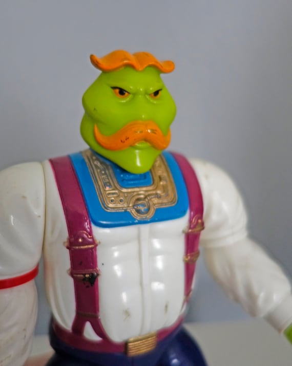 A Retro 80's Bravestarr Handlebar Vintage Action Figure Toy by Mattel 