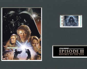 A Star Wars  Revenge of the Sith original rare & genuine film cell from the movie mounted ready for framing!