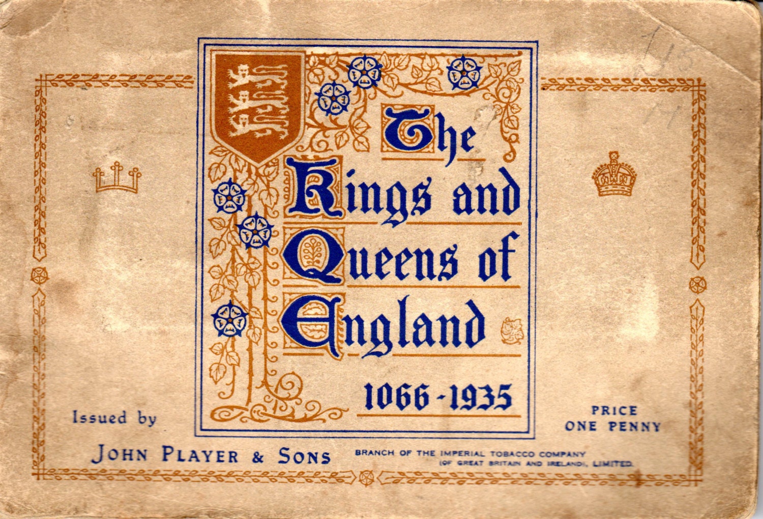 The Kings and Queens of England 1066 to 1935 Teaching Aid Etsy