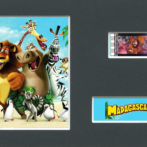 Een originele, zeldzame en authentieke filmcel uit de film uit Madagascar Dreamworks, klaar om in te lijsten!