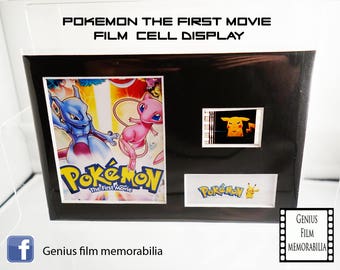 A Pokemon the First Movie original rare & genuine film cell display from the movie mounted ready for framing!