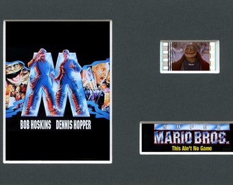 A Vintage Super Mario Bros the Movie original rare & genuine film cell display from the movie mounted ready for framing!