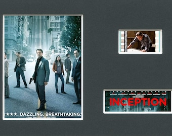 Inception movie Leonardo DiCaprio original rare & genuine film cell from the movie mounted ready for framing!