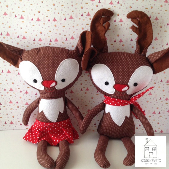 stitch reindeer plush