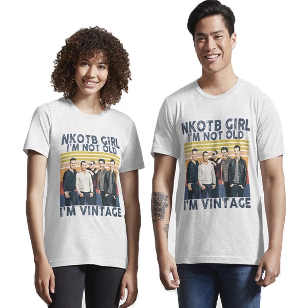 Unique NKOTB Girl I'm Not Old I'm Vintage, Unisex T-shirts Lovers Gift, Tank Tops, Long Sleeves, Crew Sweatshirts, and Hoodies