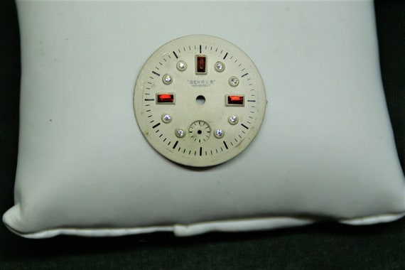 1940's Benrus Men's Watch Face / Round Watch Face… - image 3
