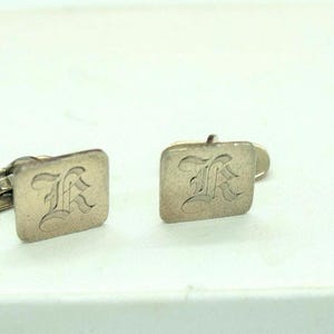 Vintage Harvey Avedon  / Cuff Links / Sterling Silver