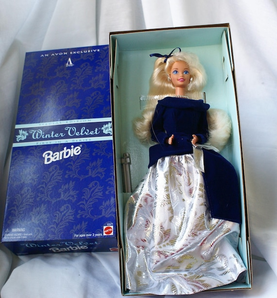 avon winter barbie