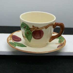 Franziskaner Apfeltasse mit Untertasse