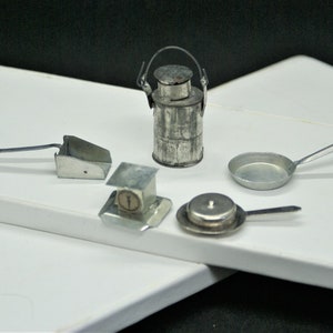 Doll House  Kitchen Metal Cookware