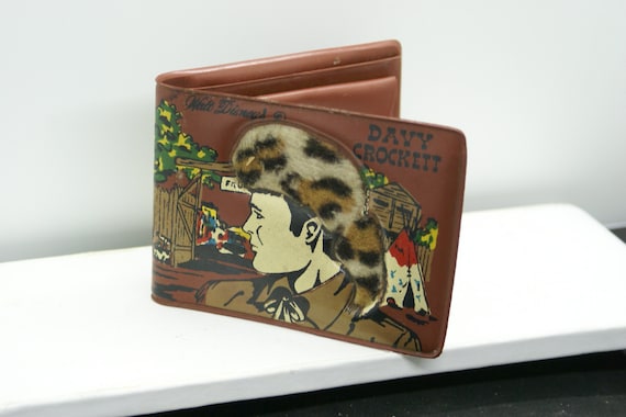 Davy Crockett Wallet / Walt Disney 1950's - image 1