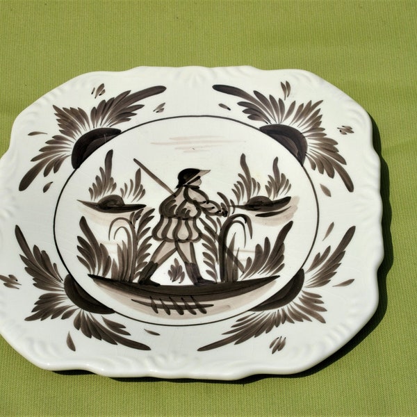 The Cooley Collection / MIA Plate / 10"x10" / Ready for Hanging / Hand Painted