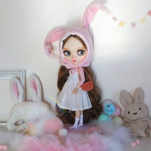Set di vestiti Blythe - Vestito da coniglietto Blythe - Vestito Blythe per la domenica di Pasqua