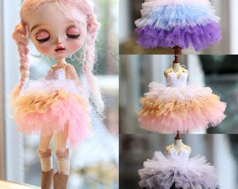 Robe tutu pour blythe 1/6, Ob22, ob24, poupée Licca.