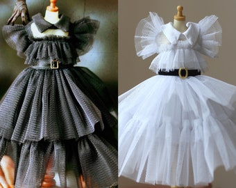 Nouveau !! Blanc. Tenue pour Neo blythe, ob22, ob24.