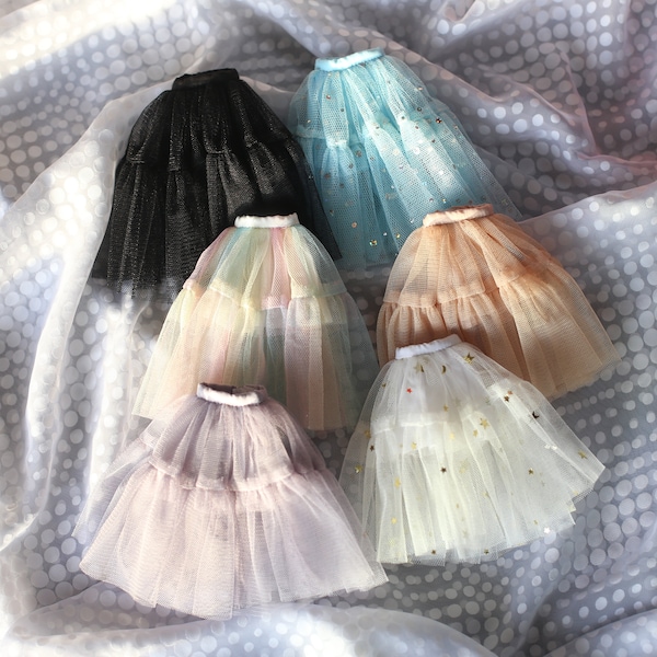 The classic Tulle Skirt for Neo Blythe,Ob22,Ob24,Pullip dolls,Licca.