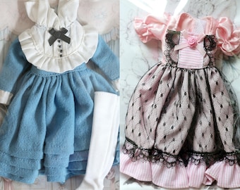 Blythe clothes for blythe 1/6, Ob22, ob24, Licca doll.