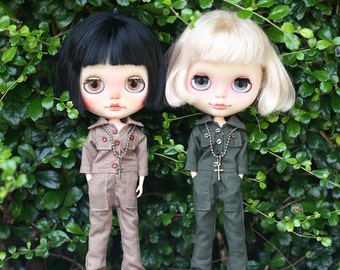 Long jump suit.Fit for Neo Blythe,Licca,Pullip.