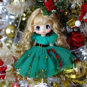 Christmas dresses.Doll clothes for Kikipop.