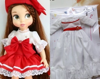 Poppenkleding voor Disney-animatorpoppen 16"