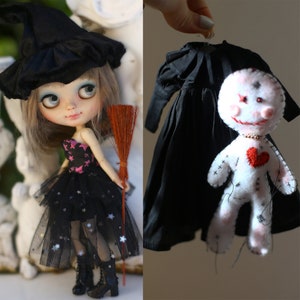 abracadabra! Witch Costumes for Blythe dolls.