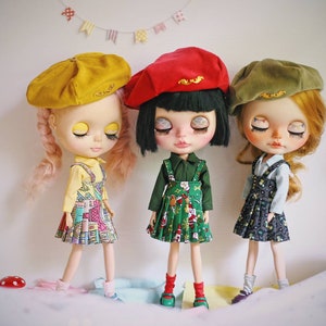 Set of 3 Pcs / Doll clothes for Neo Blythe  dolls.