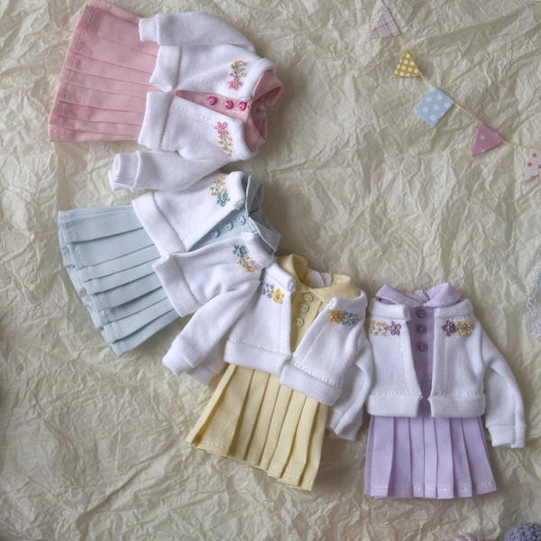Jacket set // Doll clothes for Neo Blythe,Pullip,Licca.