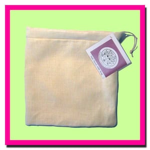 Organic Hemp SQUARE filtering bag to make your own drinks (juice, nut milk, seed milk, grain milk, wine, beer, tea, kefir)