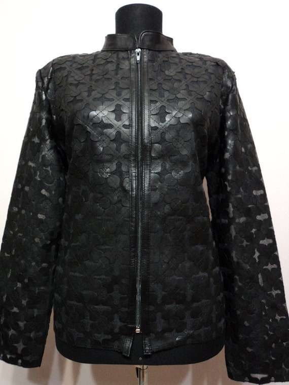 plus size short leather jacket