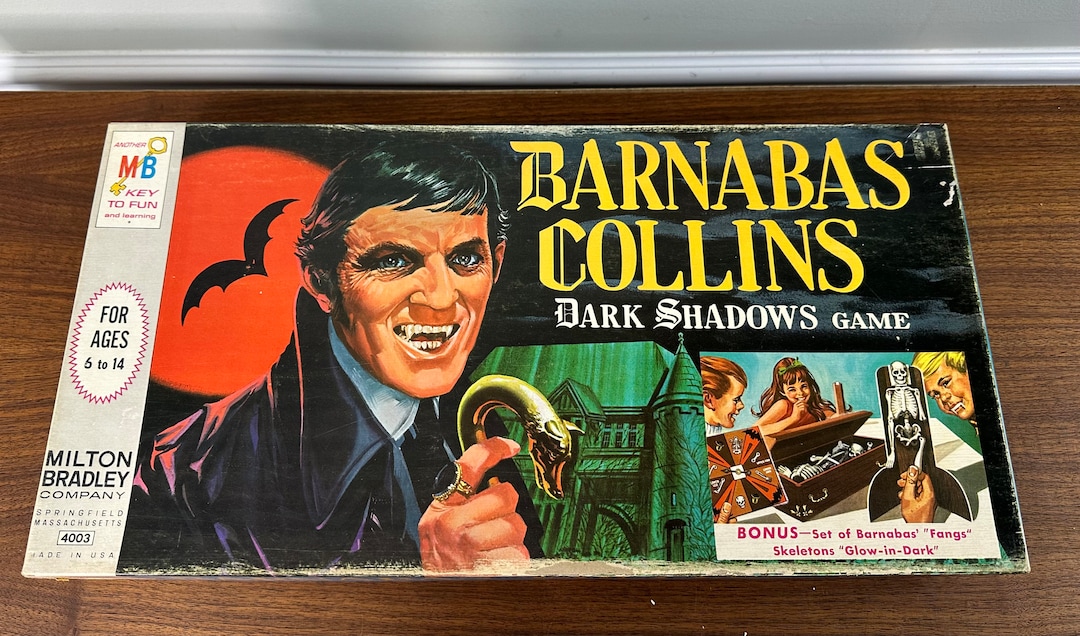 Vintage 1969 Barnabas Collins Dark Shadows Game by Milton Bradley