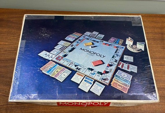 Vintage 1978 Anniversary Edition of Monopoly Game by Parker
