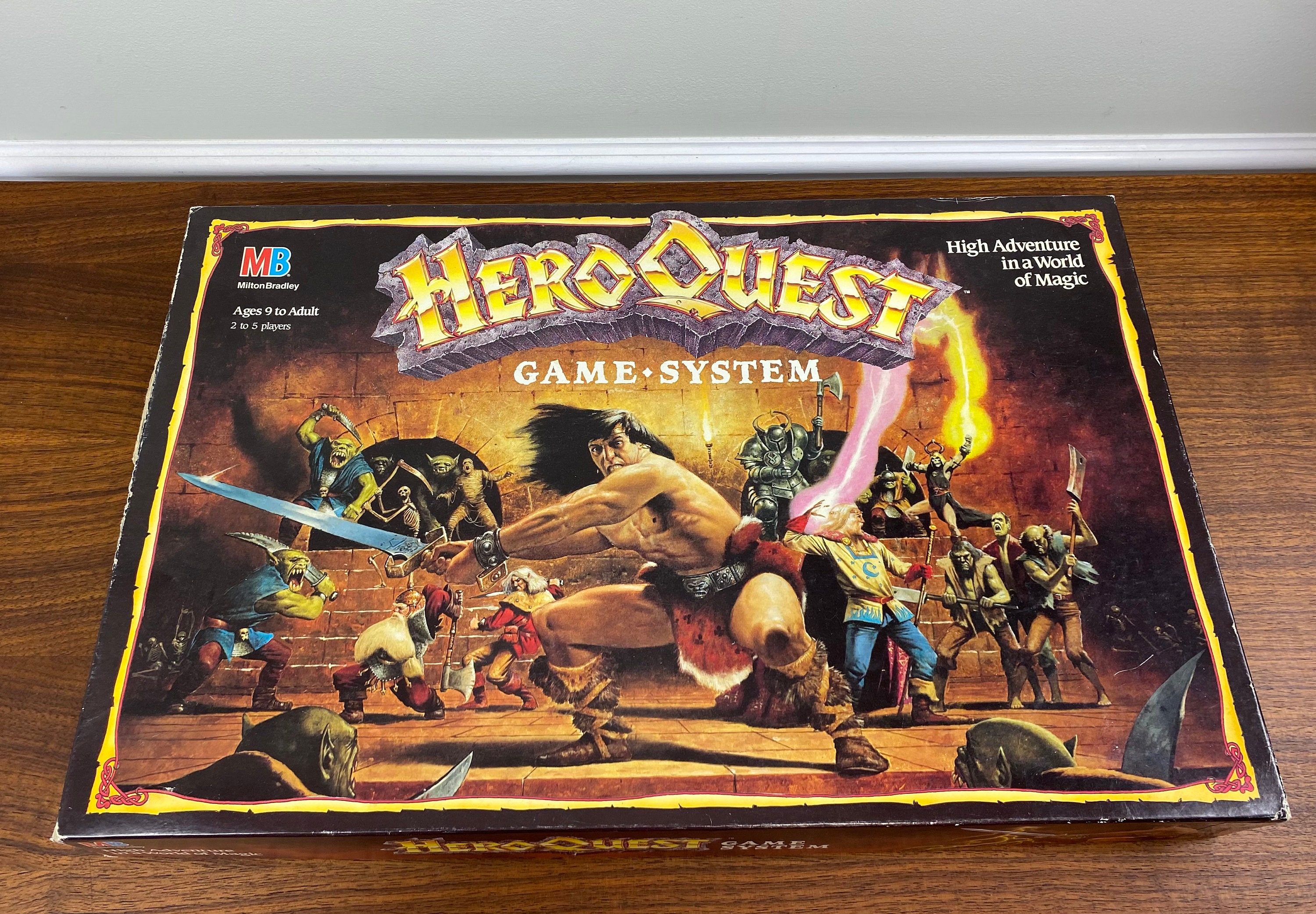 Vintage 1990 Heroquest by Milton Bradley Complete Set -  Ireland