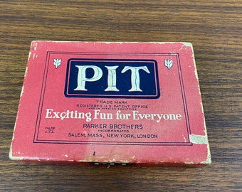 Vintage 1920s? era Parker Brothers PIT game - Complete