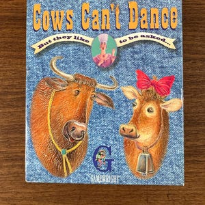 Vintage 1996 Cows Can&#39;t Dance Card Game: Complete Gamewright Edition