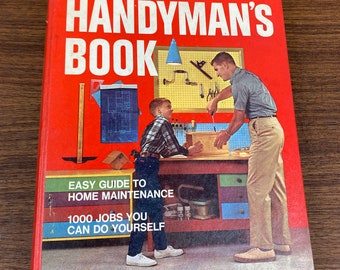 Vintage 1970 Better Homes and Gardens Handyman's Book, Meredith Press