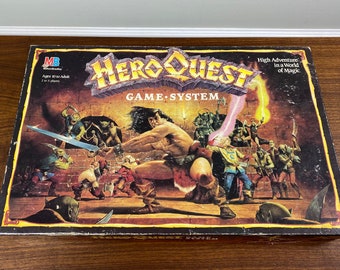 Vintage 1990 HeroQuest by Milton Bradley - Complete Set