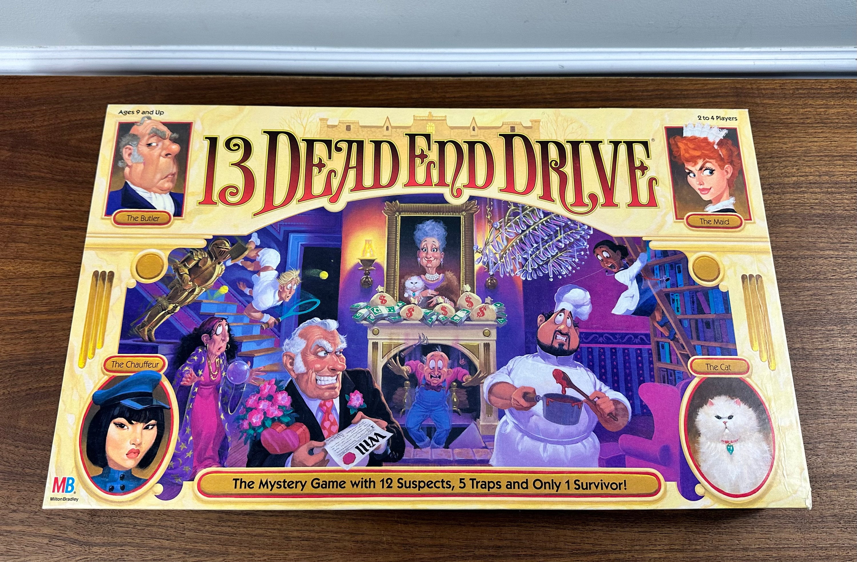 Vintage 13 Dead End Drive Game – 1993 Milton Bradley Mystery - Etsy