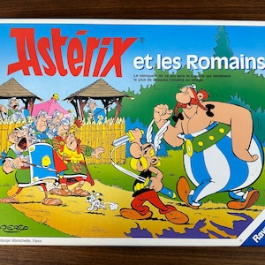Vintage 1990 Asterix and the Romans - French/Belgian Comic (bande dessinée) Board Game - Complete - Like New
