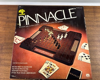 Vintage 1979 Pinnacle - Rummy Like Game with Board and Cards - Complete