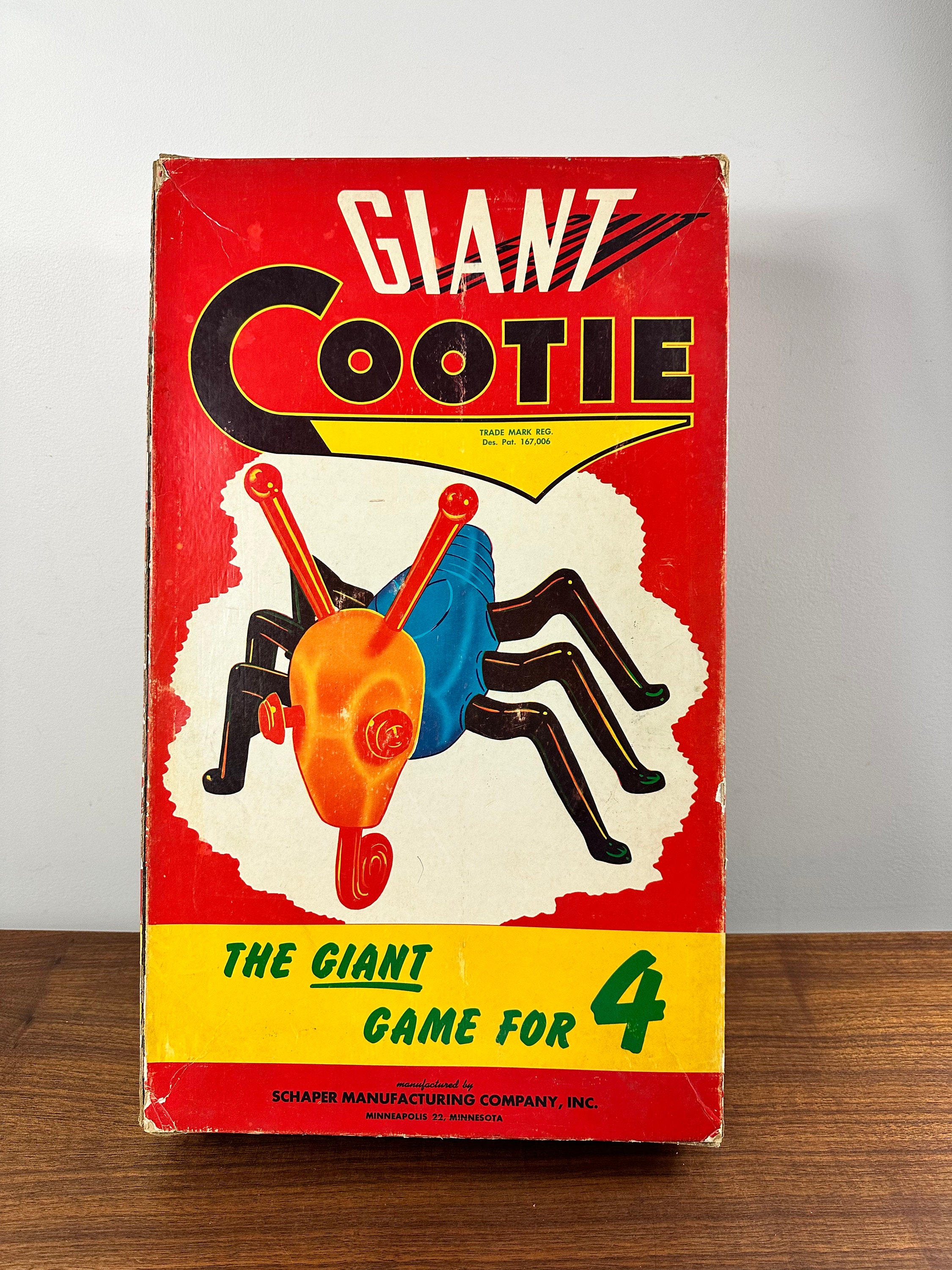 【ついに再販開始！】 Vintage 1949 Cooties - Set Complete - Game Cootie GIANT アクセサリー