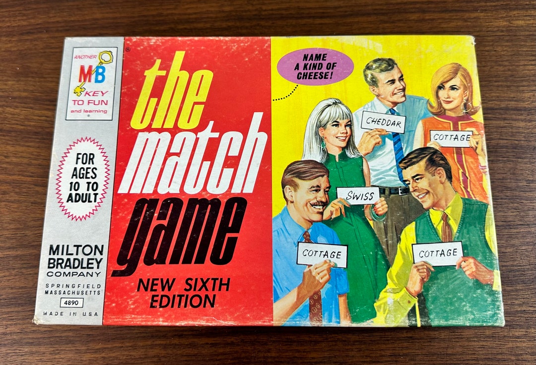 Vintage 1968 the Match Game Board Game Based on TV Show Etsy